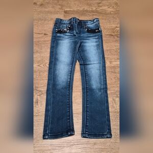 Sonoma Little Girls Straight Leg Blue Jeans